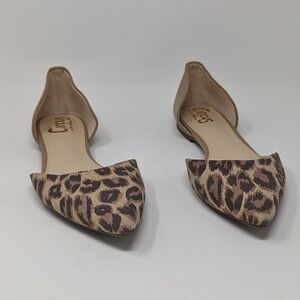 Circus Sam Edelman Flats Ramona Leopard Print Brown Size 8.5 Pointed